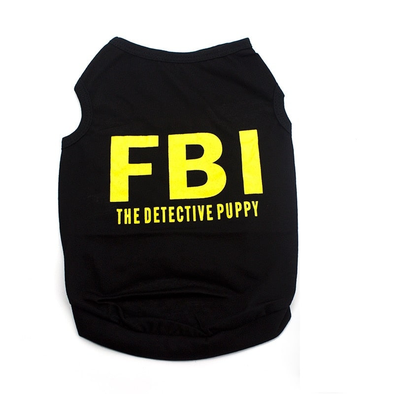 T-shirt FBI pour chien