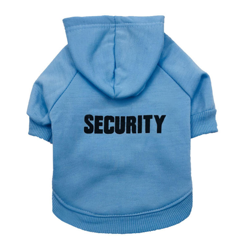 Pull "Security" bleu pour animaux