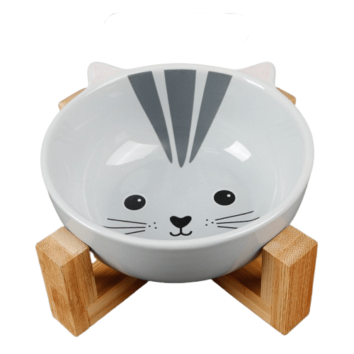 Bol en céramique chat pour animaux 