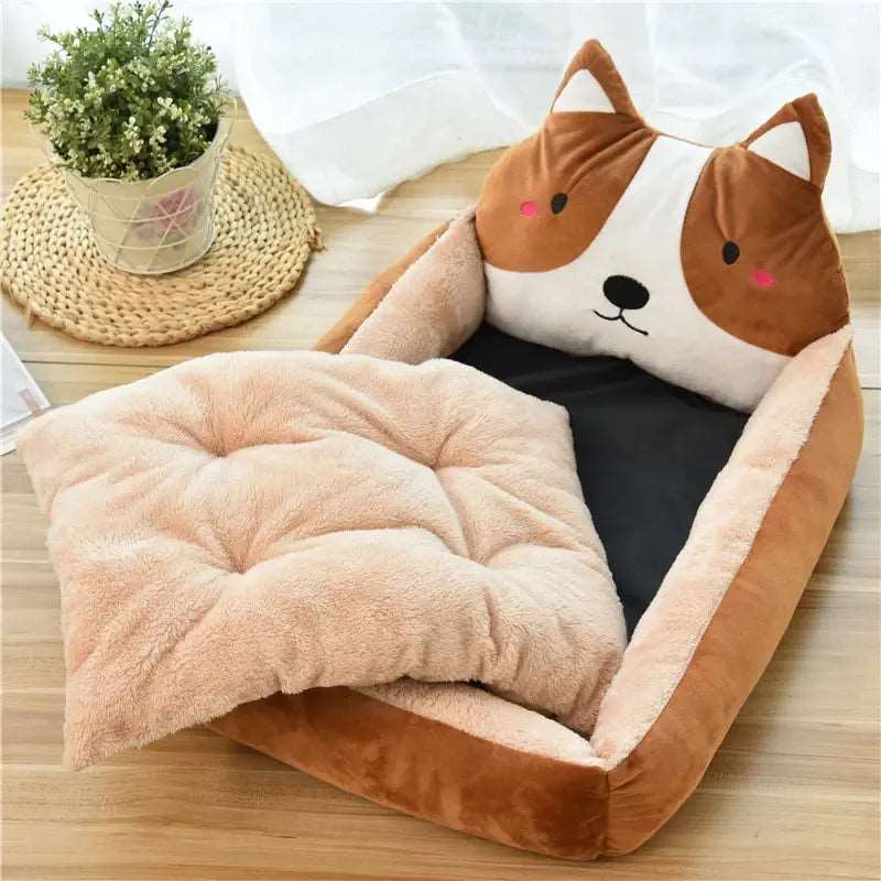 Coussin amovible du lit adorable pour animaux