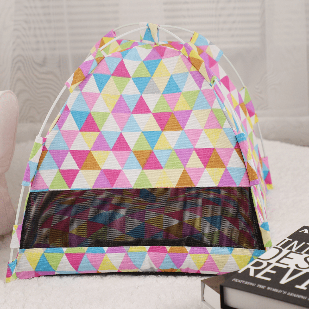 Petite tente pour chat - multicolor