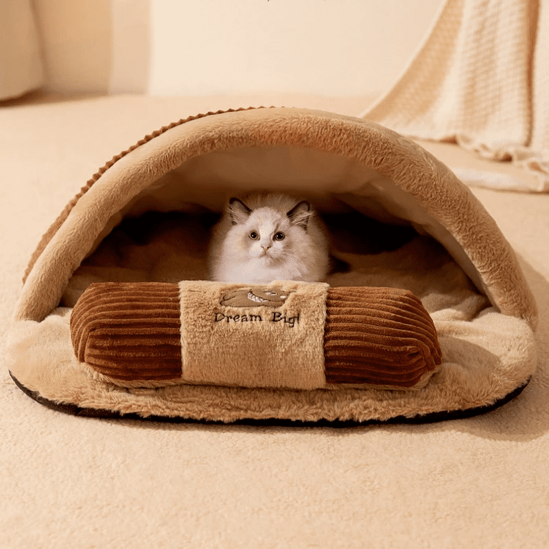 Chat dans notre lit sac de couchage