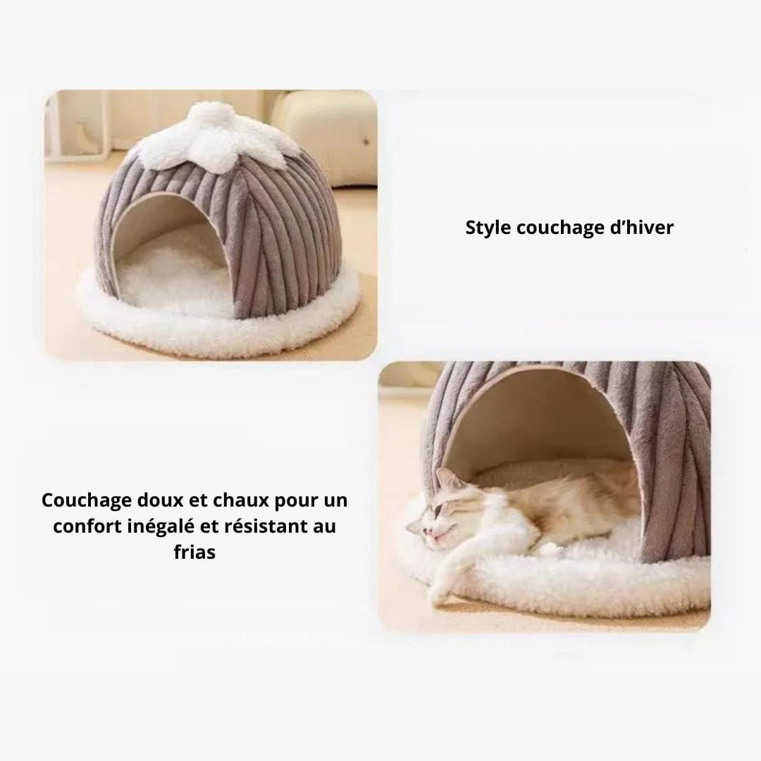 Informations sur notre couchage hivernal et doux pour chat