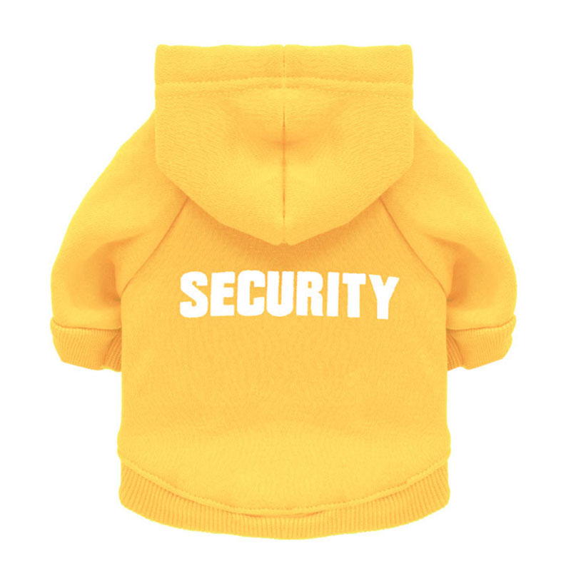 Pull "Security" jaune pour jaune