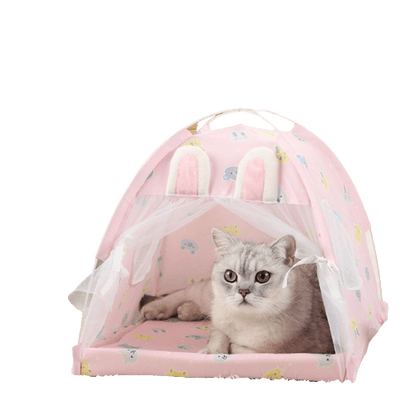 Petite tente pour chat - lapin