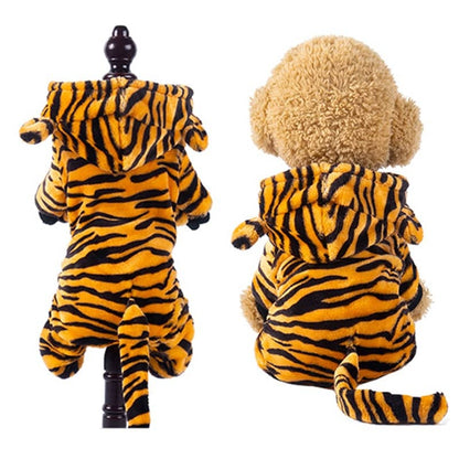 Présentation du pyjama tigre pour animaux
