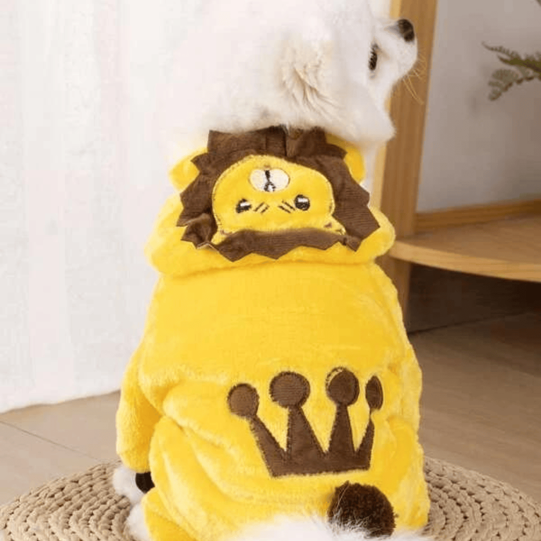 Pyjama lion pour animaux