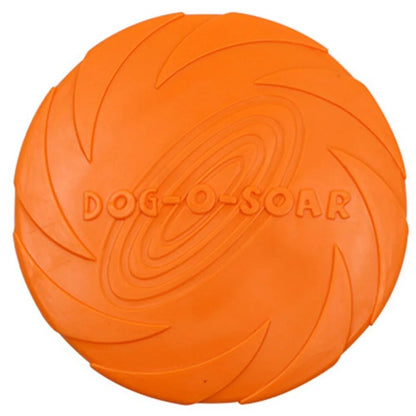 Frisbee orange pour chien