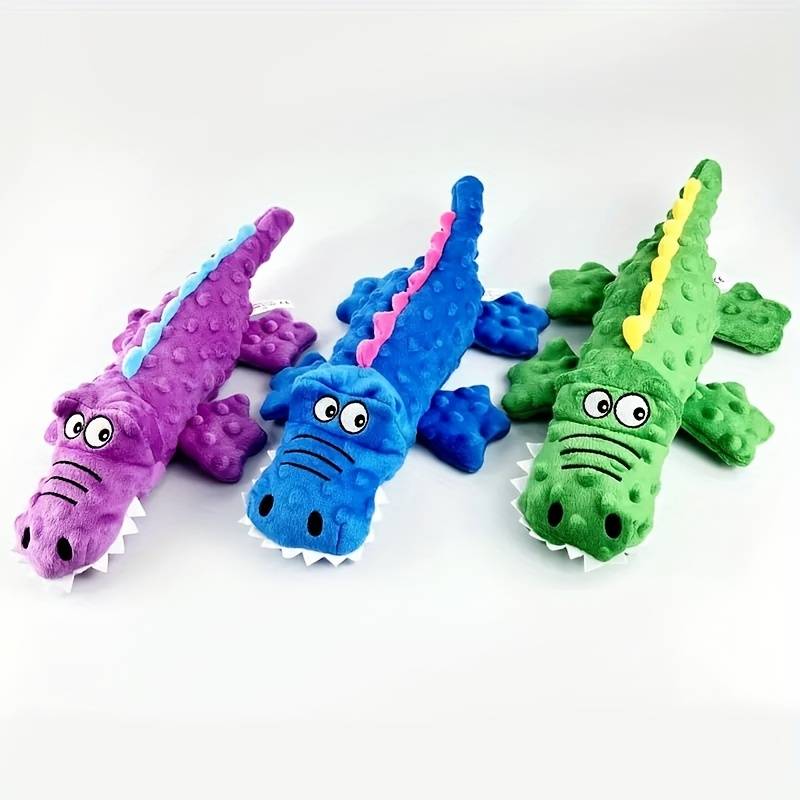 Design adorable de notre jouet à mâcher pour chien - Crocodile