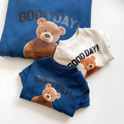 Bear™ : Pull à manches ours Good Day pour chien