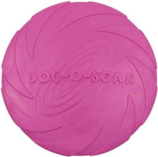 Frisbee rose pour chien