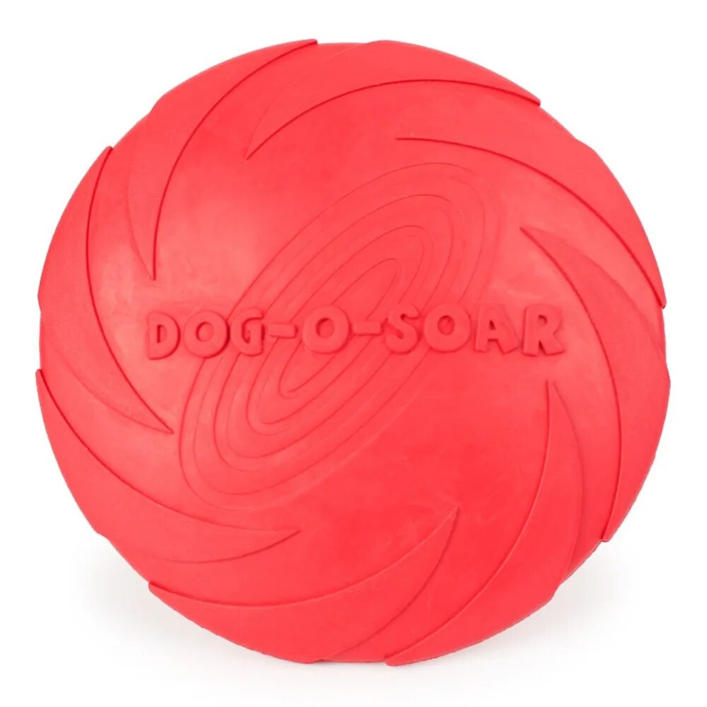 Frisbee rouge pour chien