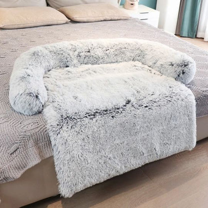 Canapé-lit pour chien gris