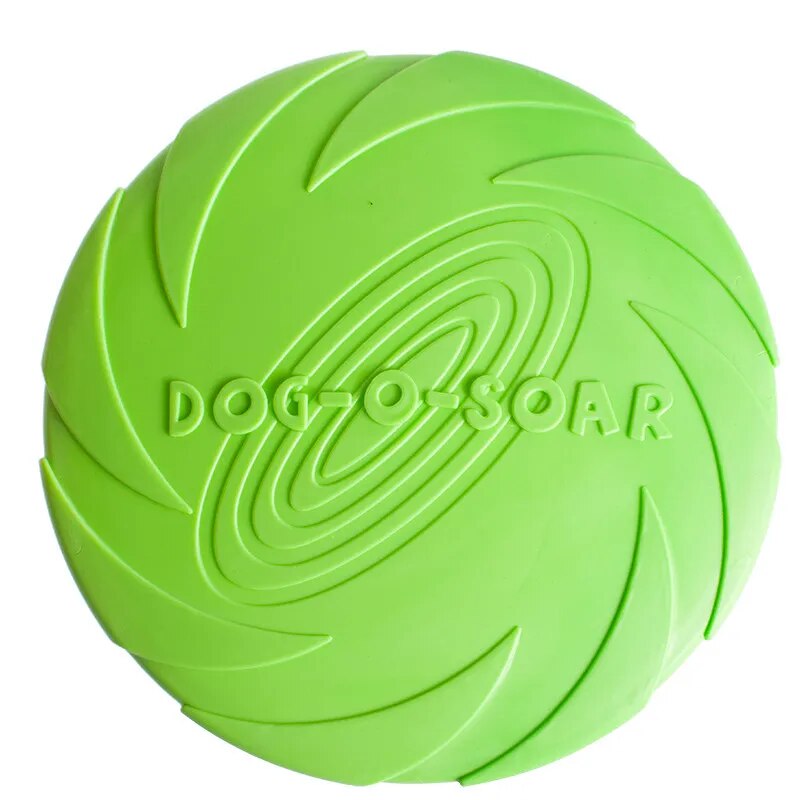 Frisbee vert pour chien