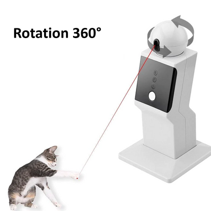 Rotation 360° laser automatique à mouvements aléatoires pour chat